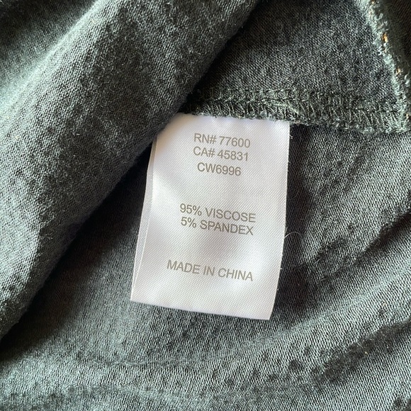 Chaser Glitter Jersey Draped Cowl Neck Halter Top Strappy Teal Green & Gold Sz M - Picture 5 of 16